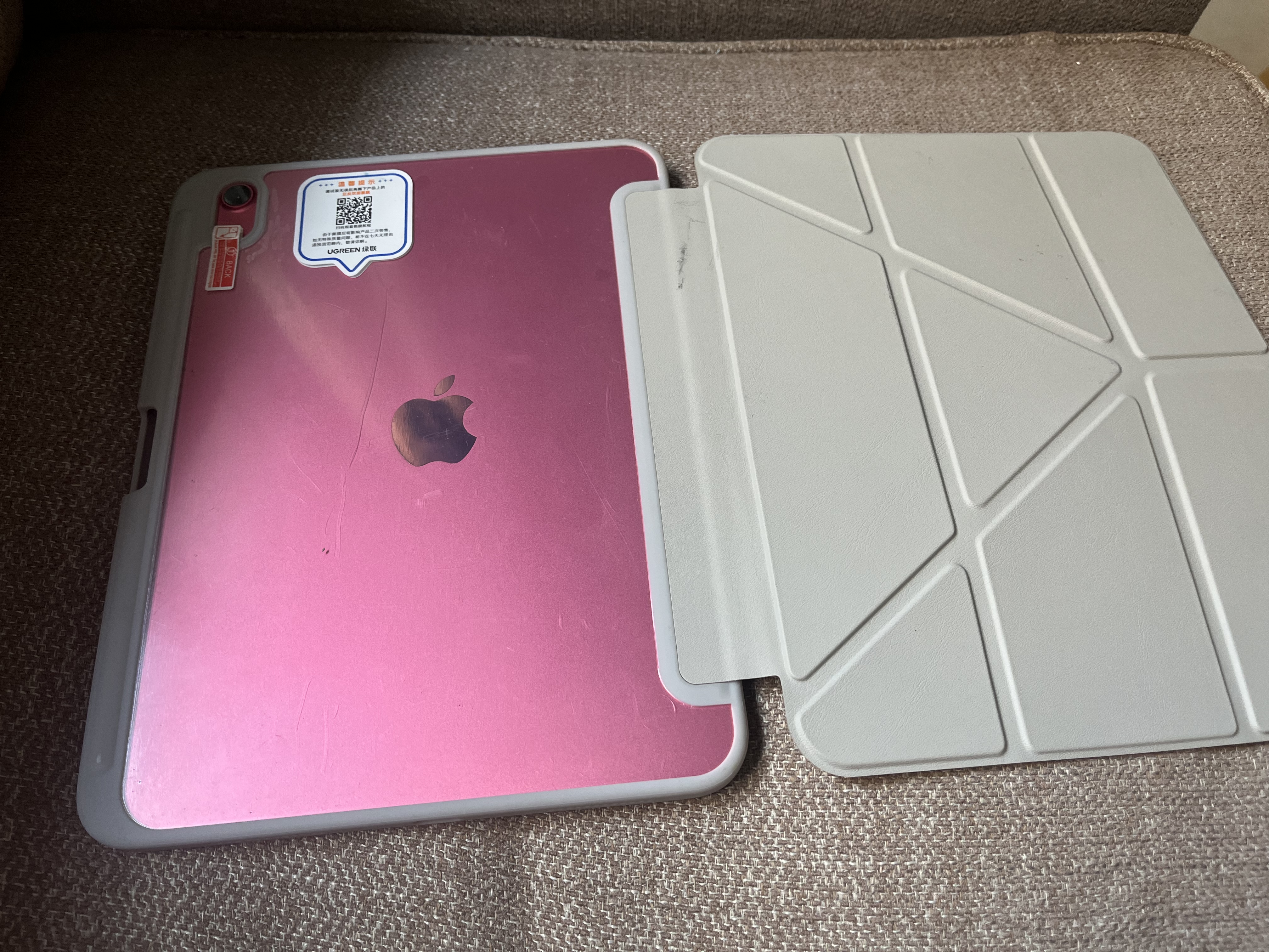 Apple/苹果 iPad 11英寸 A16芯片2025年款 平板电脑 (256GB WLAN版学习办公娱乐)粉色 实拍图