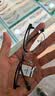 依视路（ESSILOR） 钻晶系列高清耐磨防蓝光近视超薄镜片专业配度数眼镜架男女镜框 现片2片装 来架加工 镜框+依视路A4防蓝光1.60现片 实拍图
