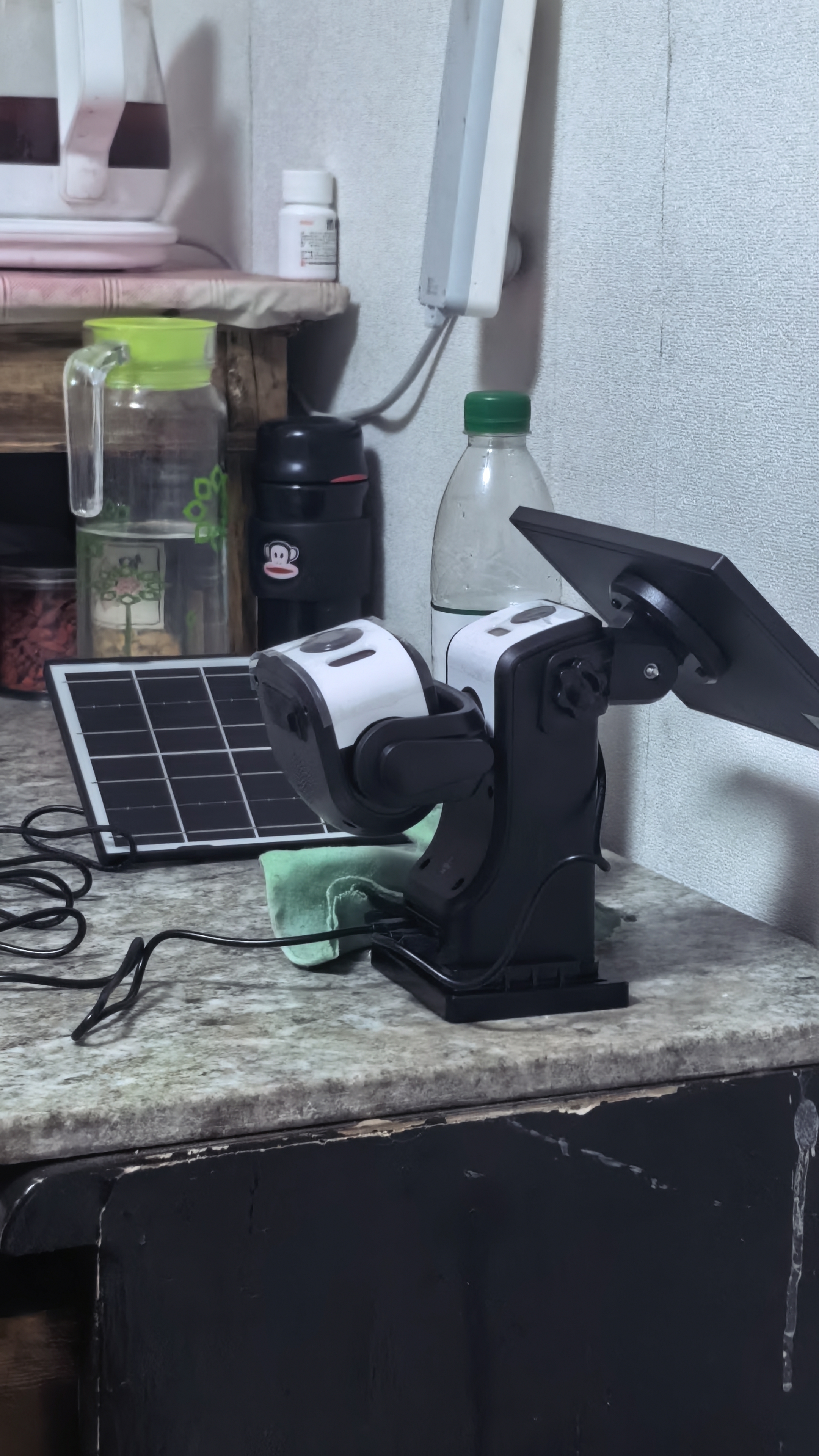 网络眼4G太阳能摄像头AOV室外无电无网终身免流高清户外监控器免插电360度无死角全景夜视 实拍图
