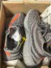 阿迪达斯  Yeezy 350椰子经典灰橙 春秋透气运动鞋女 GW1229  36 实拍图