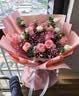 馨仪鲜花速递玫瑰向日葵康乃馨花束送女友老婆生日礼物同城配送 11朵粉玫瑰混搭花束 实拍图
