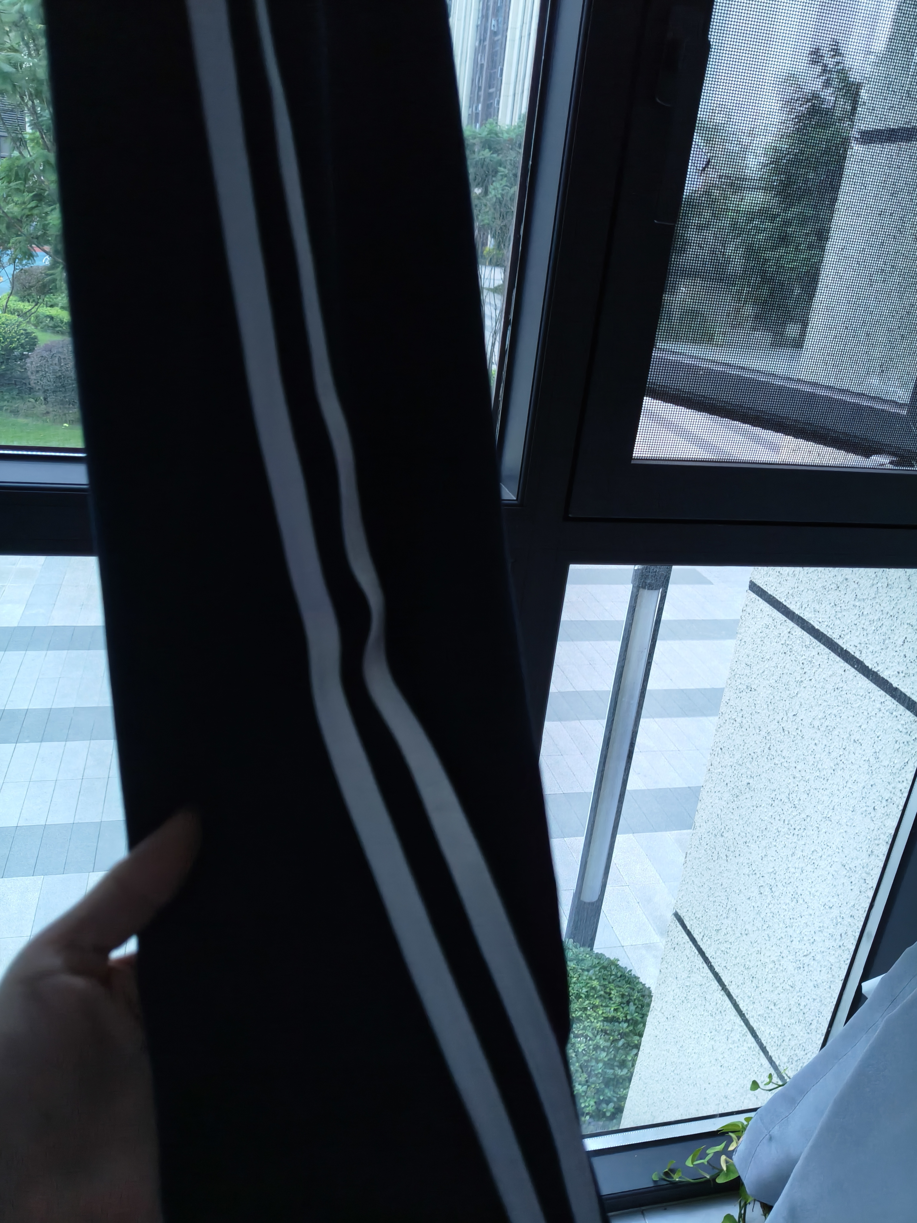 特步易打理休闲运动套装女春秋条纹撞色休闲卫衣直筒卫裤运动服两件套 实拍图