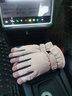 靓魅姿滑雪手套女冬天韩版防泼水防寒保暖加绒加厚手套棉骑行玩雪手套 升级款黑色 均码 实拍图