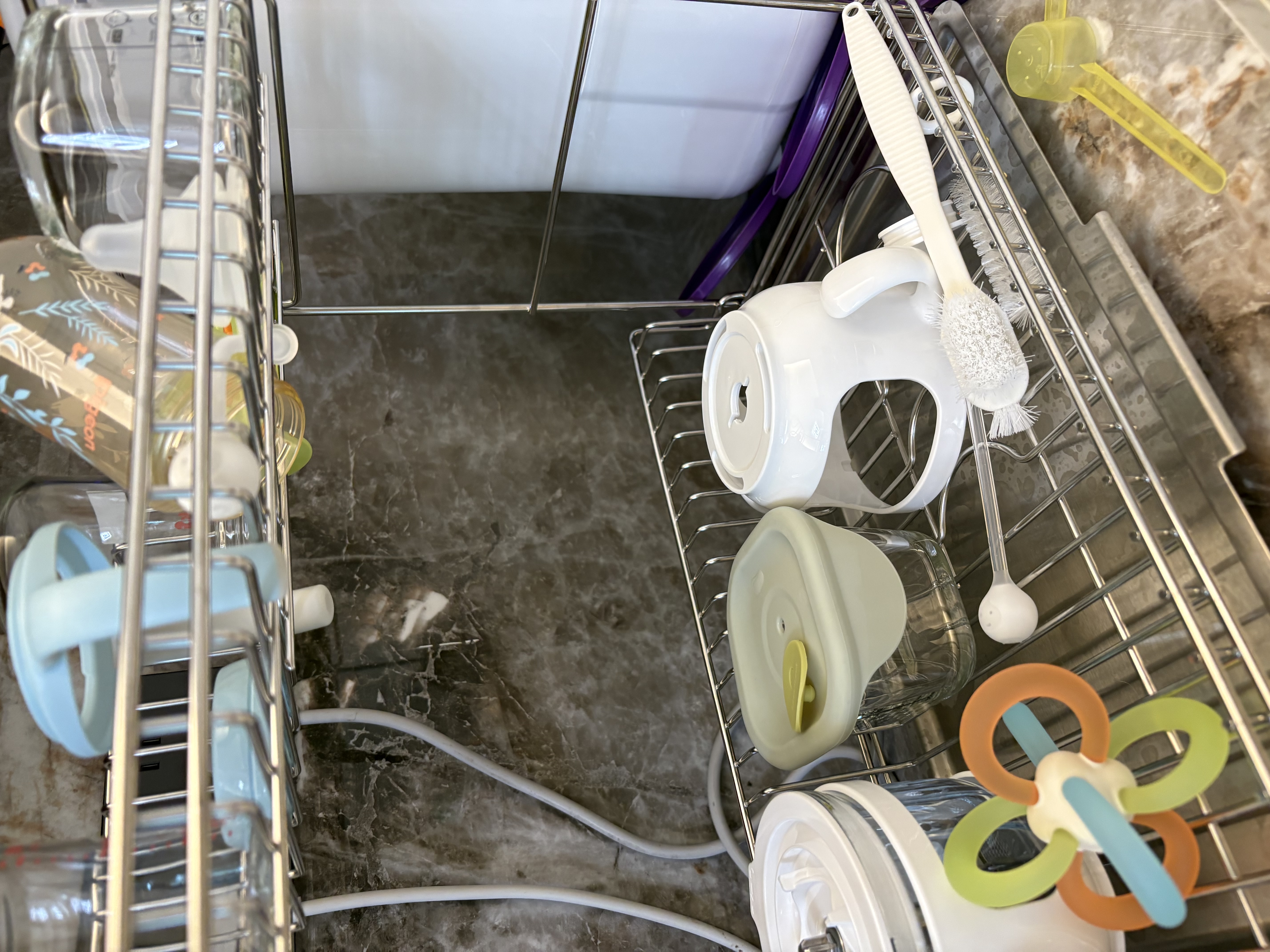 MUJI不锈钢双层沥水篮 沥水架碗架置物架收纳架长38.5×宽23.3x高36cm 实拍图