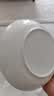 红牡丹 纯白骨瓷餐具陶瓷碗盘碟白色泡面碗家用米饭碗中式釉下彩碗筷 纯白8英寸深盘4个装 实拍图