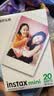 INSTAX富士instax立拍立得 mini相纸 白边双包20张+闪闪星钻边框贴 实拍图