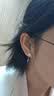 S925银针如意结螺纹耳钉女气质感耳骨养耳洞冷淡风设计感耳饰 如意结螺纹耳钉(6mm) 1对 实拍图