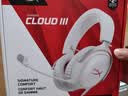 极度未知（HYPERX）Cloud Ⅲ飓风3有线 烈焰灰 Hear360音效53mm驱动单元电竞头戴式游戏耳机 适配三角洲行动影之刃零 实拍图