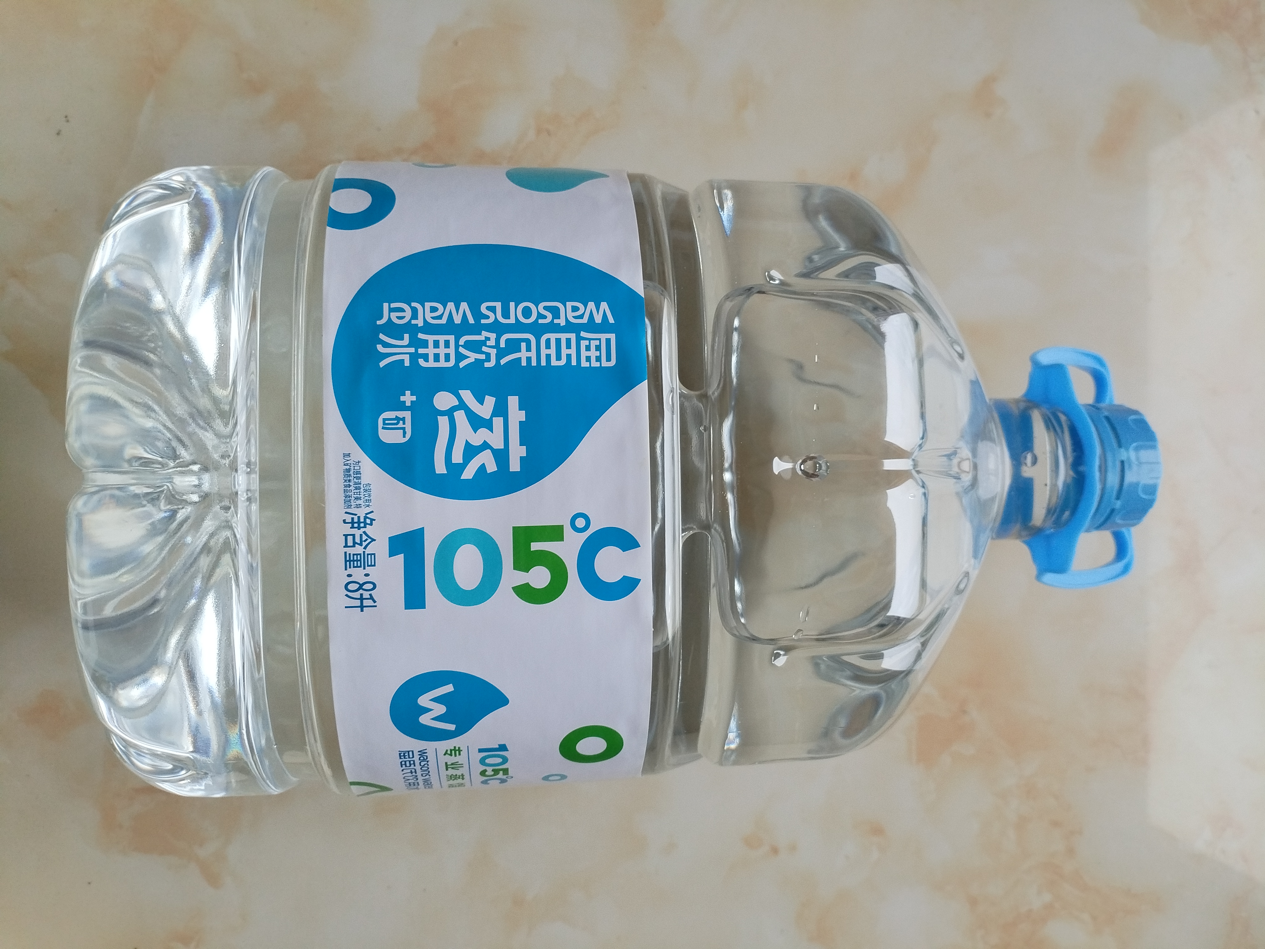 屈臣氏蒸馏水添加矿物质8L*2桶整箱大桶装水非矿泉水饮用水家庭装泡茶 实拍图