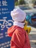 UK儿童帽子围脖一体秋冬保暖堆堆帽套装 小马-紫色 实拍图