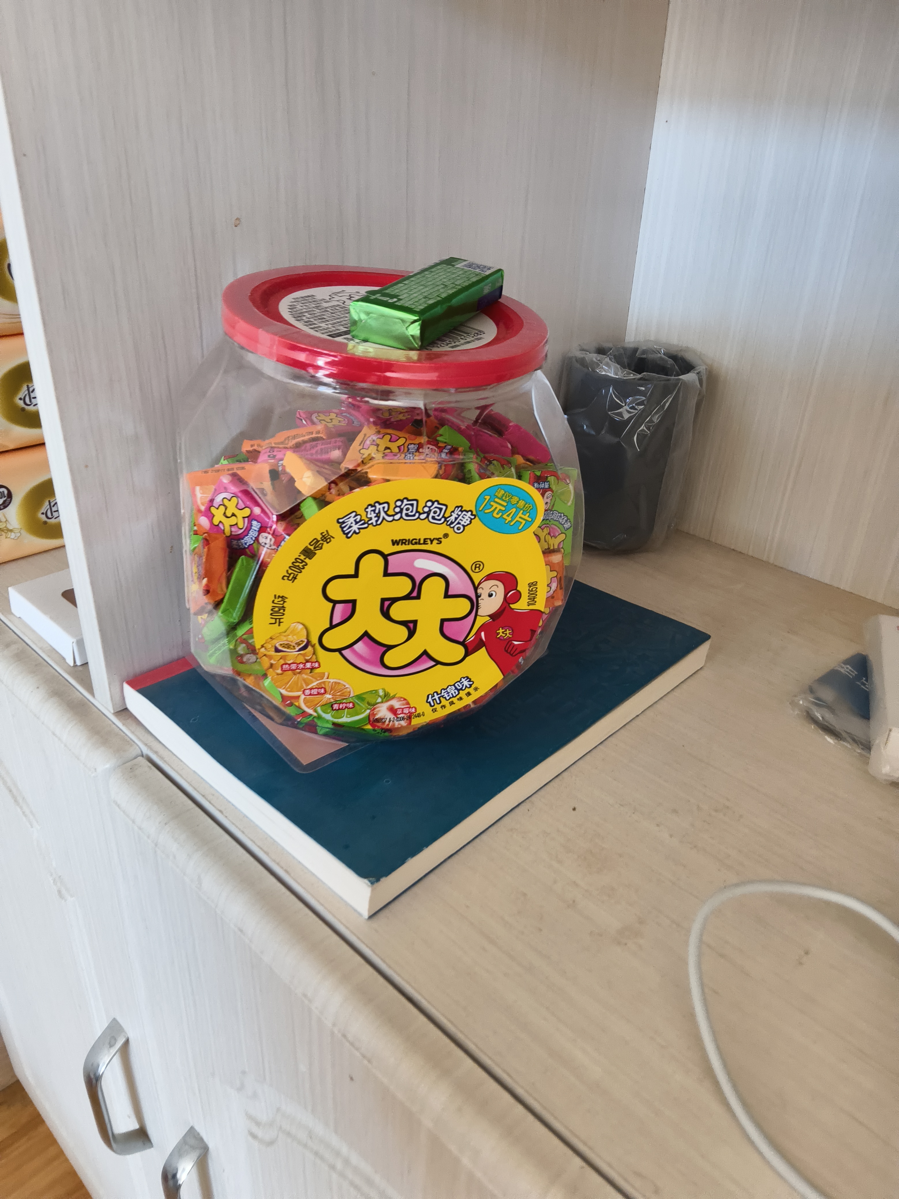 绿箭大大泡泡糖口香糖什锦味630g约150片 儿童休闲零食 清新口气糖果 实拍图
