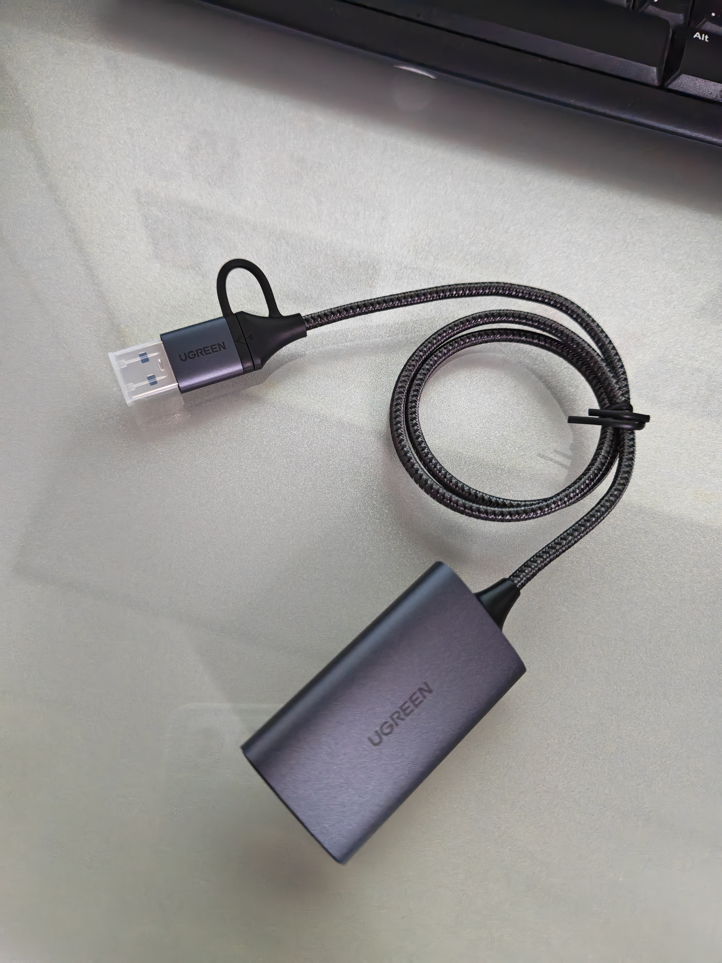绿联USB/Type-C高速读卡器 SD/TF4.0双卡同读 适用电脑手机苹果17/iPad/单反运动相机 支持UHS-I/II卡 实拍图