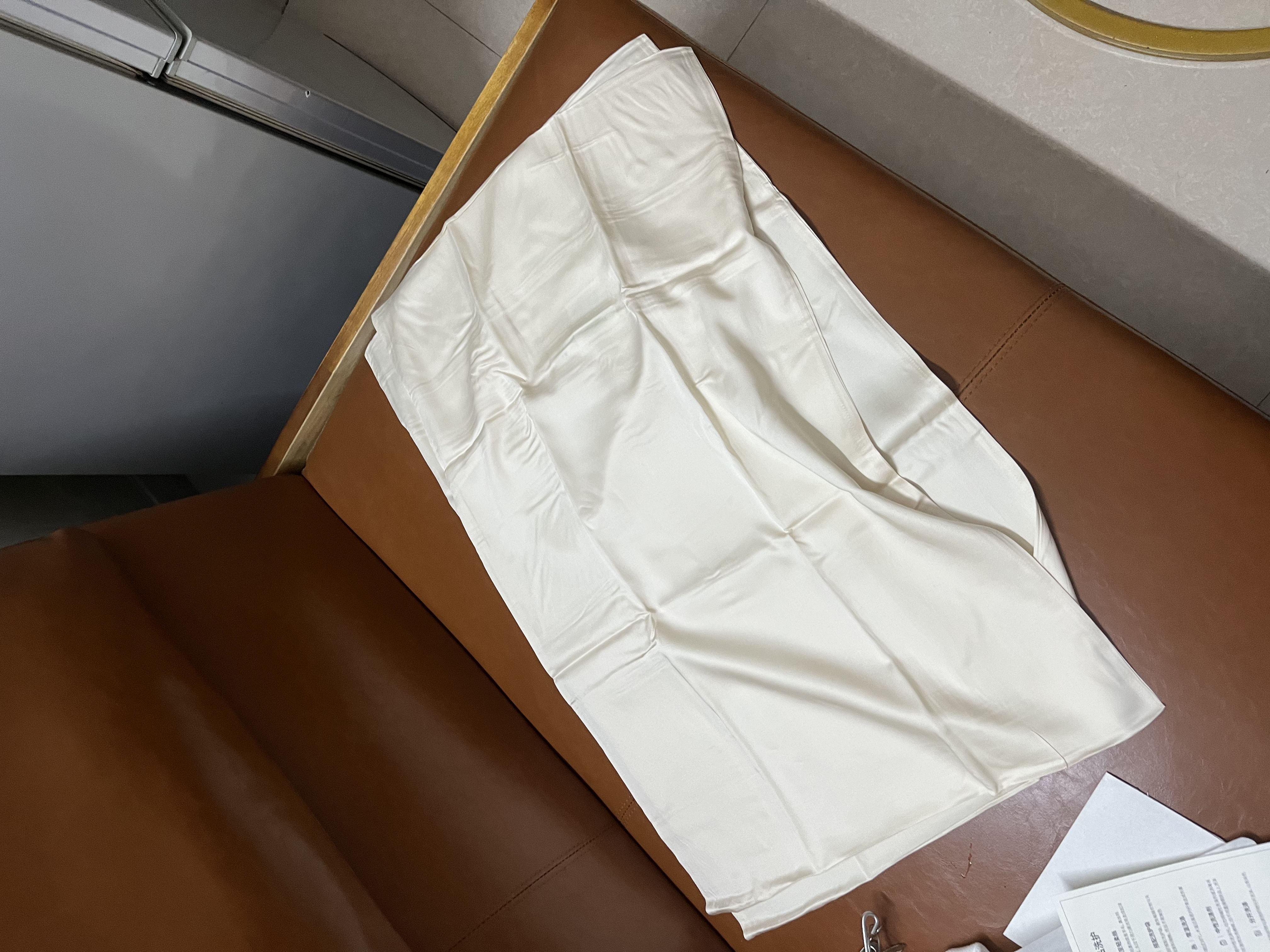 MIDO HOUSE铭都60S Pro天丝纤维天丝枕套一对装 48*74cm 碧玉白 实拍图
