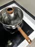 苏泊尔（SUPOR）航天级TA1纯钛雪平锅辅食 一体成型奶锅 燃气灶电磁炉家用小汤锅 【带蒸笼】4倍加厚无涂层纯钛 20cm 航天级TA1纯钛丨4倍加厚一体成型丨无涂层无重金属 实拍图