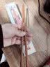 京东京造 筷子 花梨木筷子家用木质实木无漆无蜡防滑【抗菌防霉】12双装 实拍图