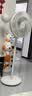 美的（Midea）【超级单品】七叶轻音立式电风扇家用柔风落地扇台式桌面小型风扇大风量节能摇头宿舍电扇 SAF30AB 实拍图