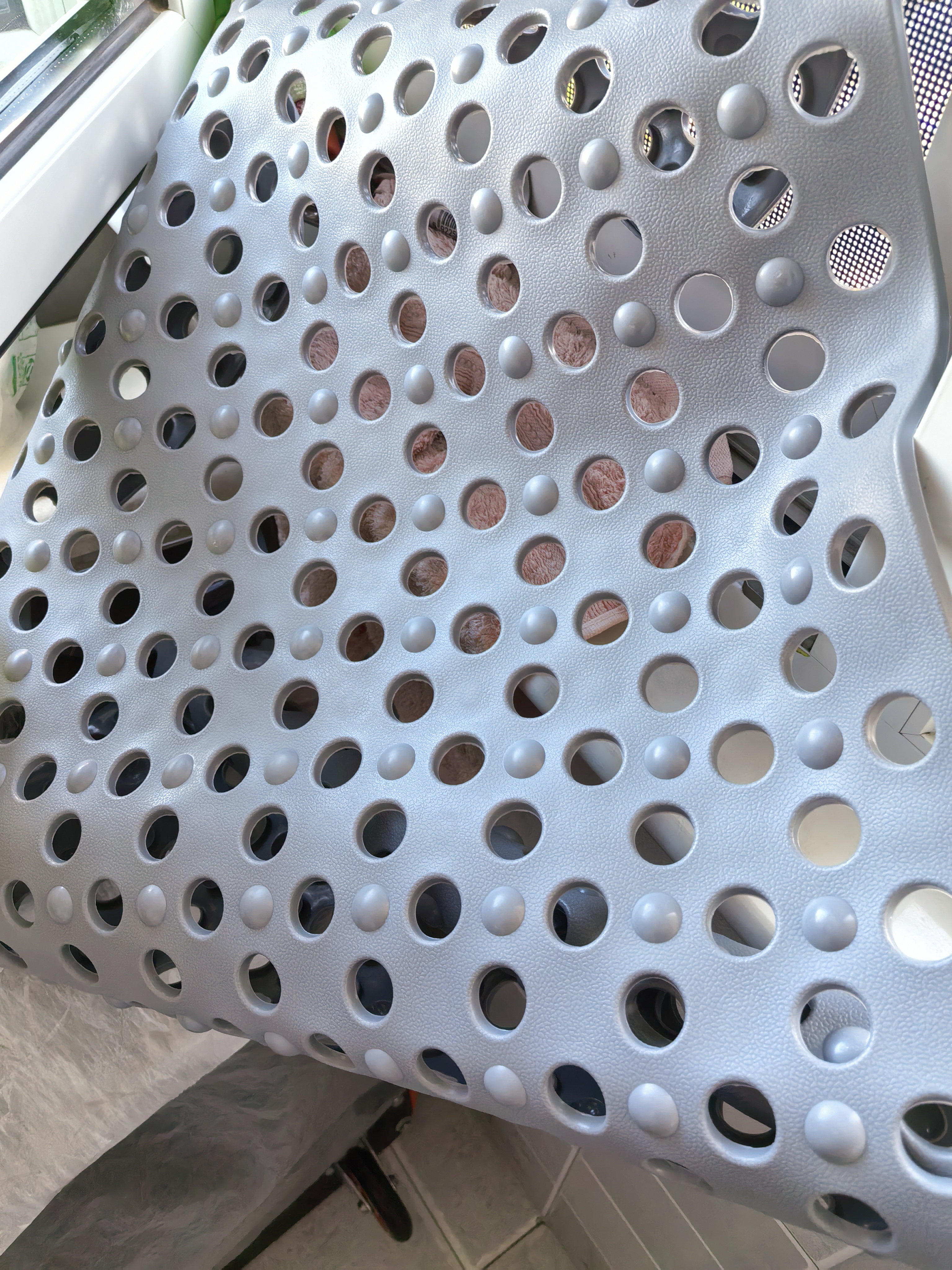 简美家浴室防滑垫老人洗澡防摔地垫淋浴房卫生间防滑垫脚垫浴室地垫灰色 实拍图
