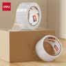 得力（deli）透明胶带封箱打包带高品质胶布封口胶纸办公用品批发 48mm*100y*6卷（单卷91.4米) JD176 实拍图