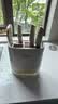 张小泉方圆黑刃抗菌家用刀具套装 切菜刀斩骨刀多用刀水果刀剪刀磨刀器 厨房刀具全套 7件套 实拍图