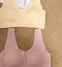 莫代尔2件装无痕内衣女固定乳胶杯无钢圈聚拢运动内衣背心粉底液胸罩薄 实拍图