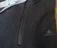 迪卡侬男式山地徒步摇粒绒保暖夹克MH100黑色 4094318 L 实拍图