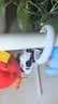 弘陆浴室挂钩C型浴帘圈窗帘环吊环床帘挂衣帽钩12个装宿舍用吊环扣浴帘挂环圈高承重环保材质活扣设计 实拍图