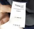 探路者（TOREAD）男女童裤子 秋冬季款童装儿童运动休闲软壳裤QAMMBN95686 暗夜黑 150 实拍图