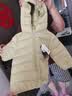 嘟嘟家【三防面料】儿童冬季轻薄红色羽绒服新年冬装女童拜年服男童童装 果绿色 90 实拍图