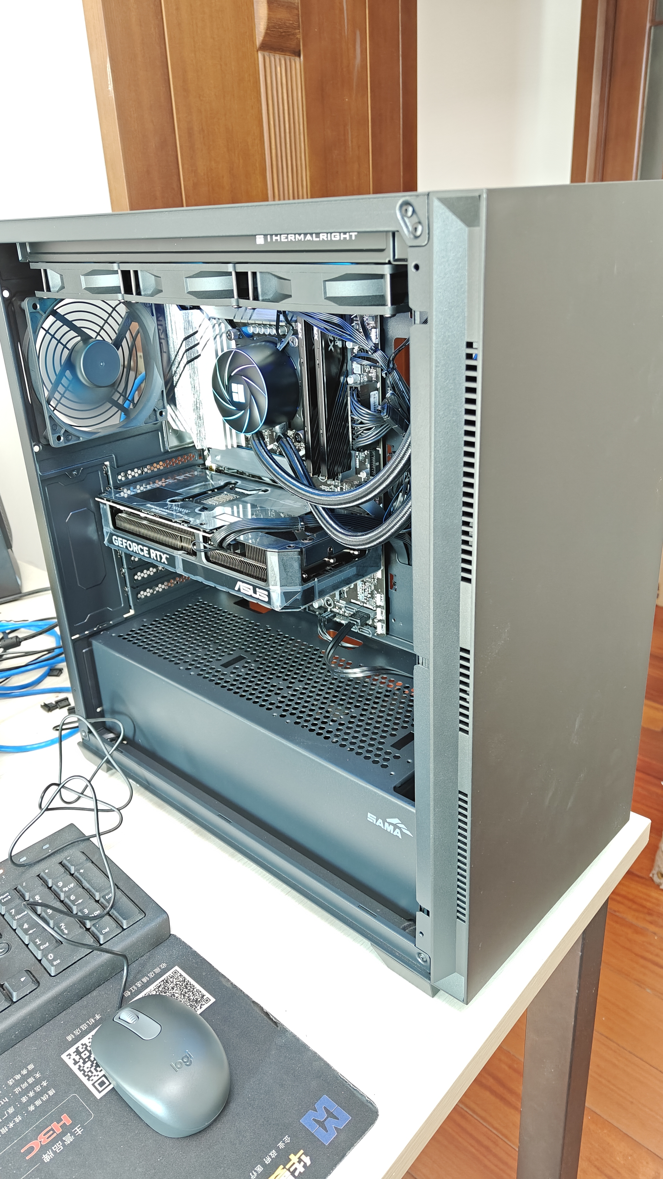 利民（thermalright）Aqua Elite 360  ARGB 一体式水冷散热器日蚀幻彩光效 全金属扣具ARGB冷头 AE360 ARGB 实拍图