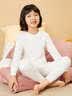 三枪A类抑菌软棉女童学生小高领打底保暖内衣套装 29426D0 乳白 170 实拍图
