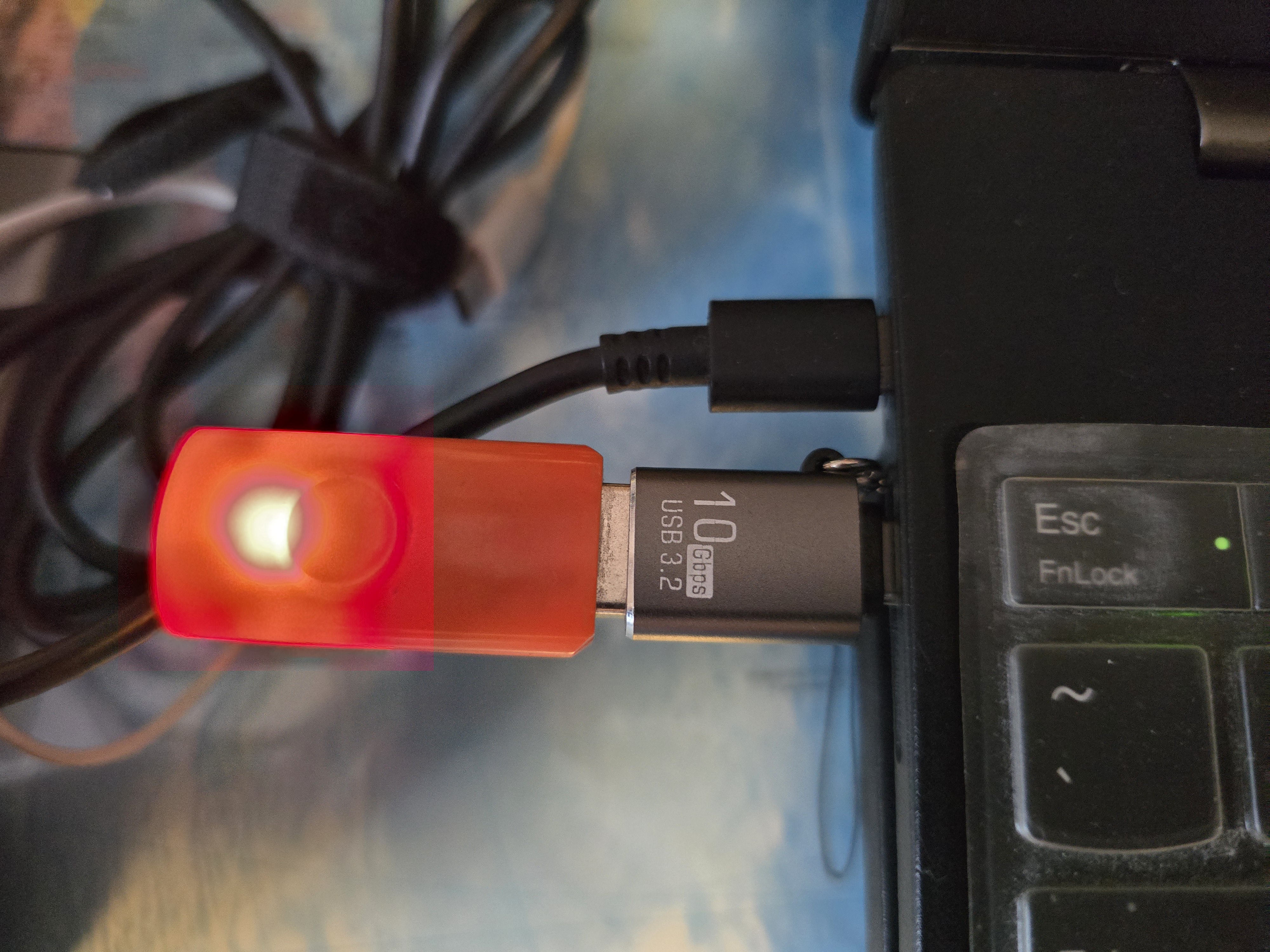 胜为Type-c转换USB3.2OTG转接头适用苹果15-17安卓华为手机平板接U盘耳机键鼠车载充电10G数据ETU0003J 实拍图