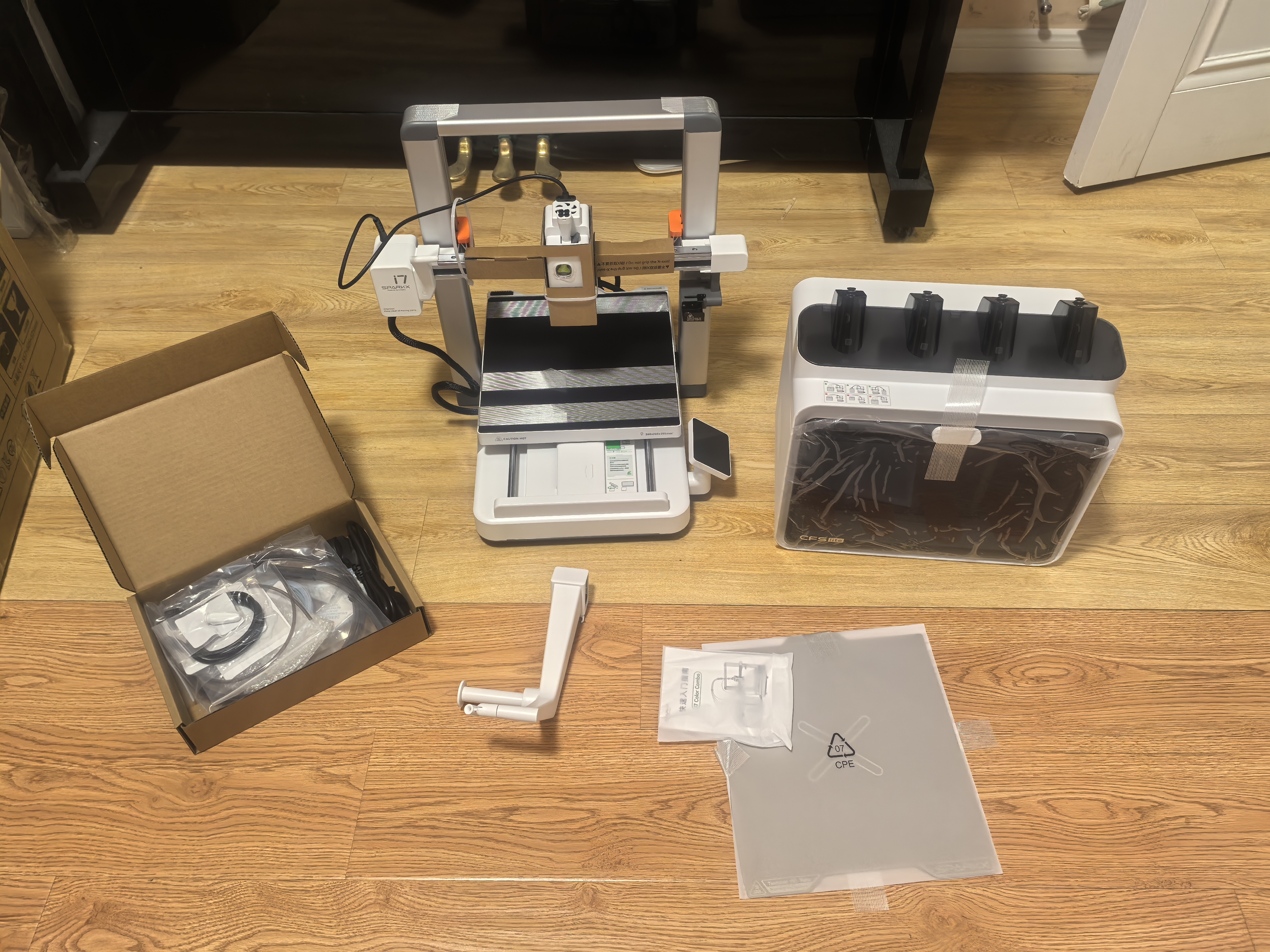 创想三维 i7 儿童3D打印机 学生新手入门 AI智能建模 海量模型库 亲子启蒙教育 一键打印 i7 Color Combo 多色套装 大陆版 实拍图