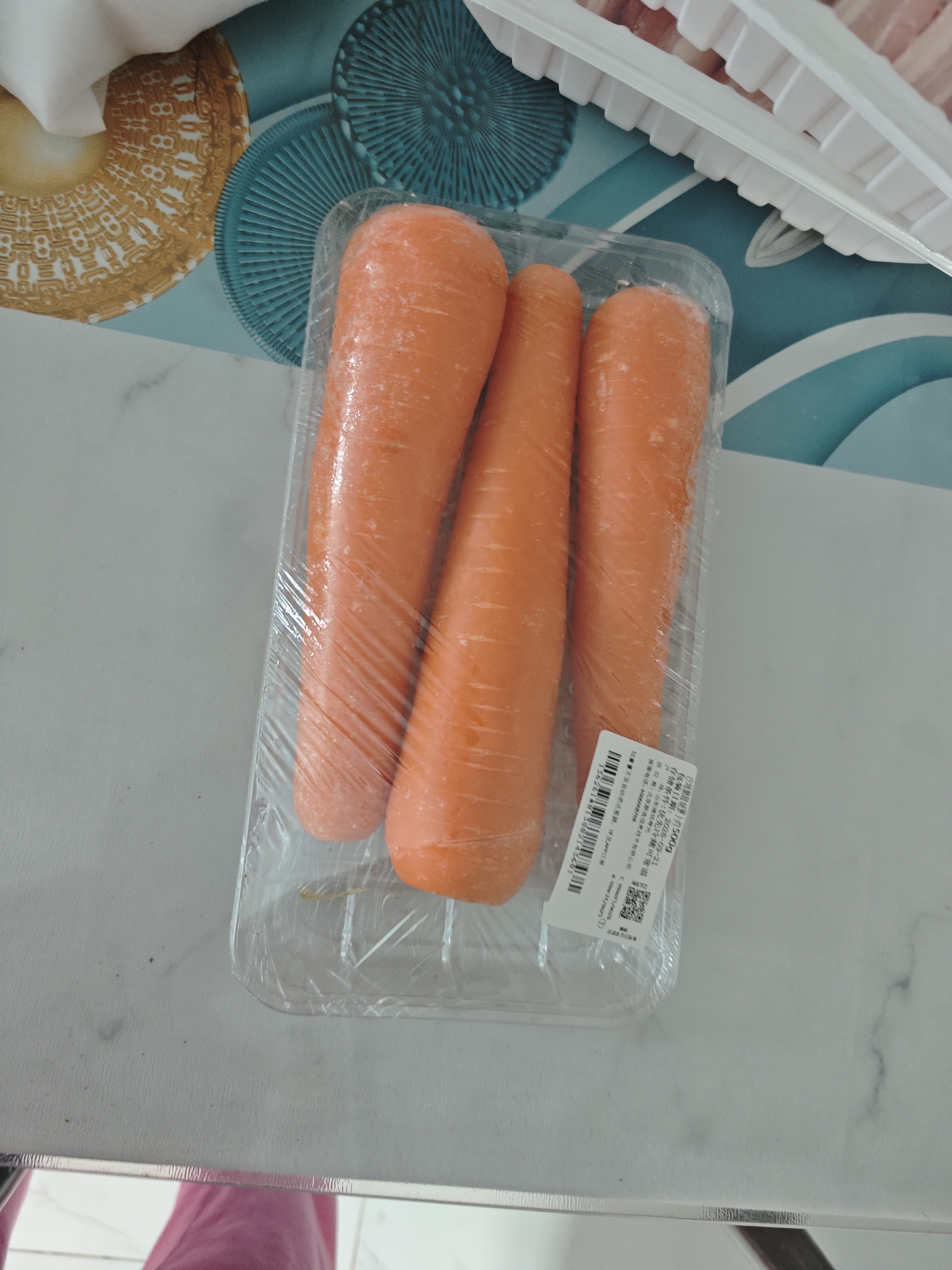沙地脆甜胡萝卜约500g 实拍图