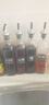 拜杰玻璃油壶食用油调料器皿防漏醋瓶酱油瓶调味瓶家用厨房油瓶套装 【500ML】油壶调料瓶八件套 实拍图