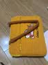 得力 电脑包加厚手提包大容量资料袋学生书包挎包手拎袋文件袋公文包袋帆布包美术袋 橙色 实拍图