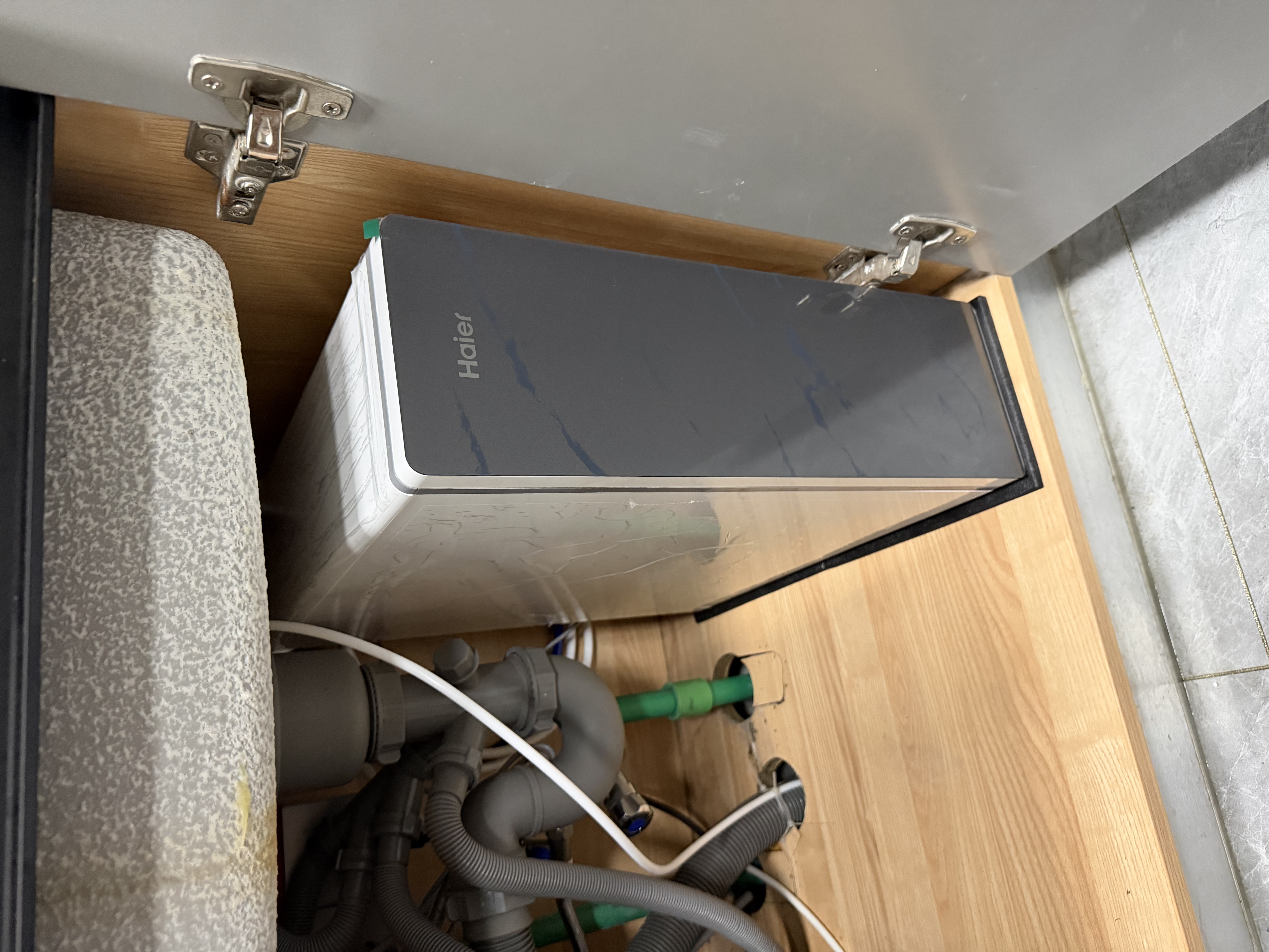 海尔（Haier）【883升级款】鲜活水Pro+6年真长效1200G整机0阻垢家用净水器UV龙头杀菌双守护智能双水可直饮R307 实拍图