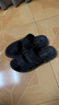 奥康（Aokang）男凉鞋透气时尚舒适休闲凉拖鞋沙滩鞋两穿 黑色41码 实拍图