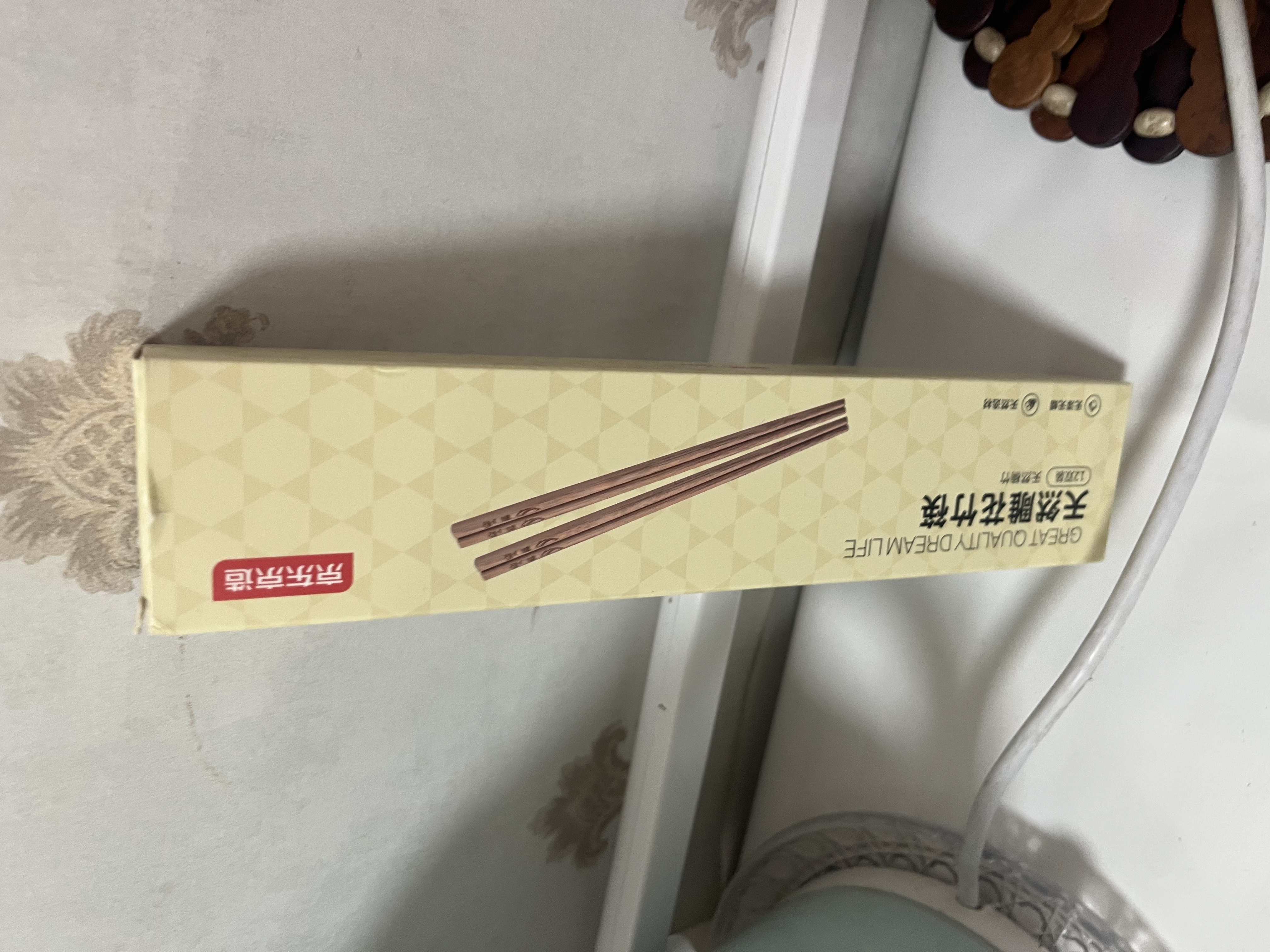 京东京造 筷子 家用食品接触级餐具无漆无蜡楠竹【天然雕花】12双装 实拍图