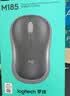 罗技（Logitech）M185鼠标 无线鼠标 办公鼠标 对称鼠标 黑色灰边 带无线2.4G接收器 实拍图