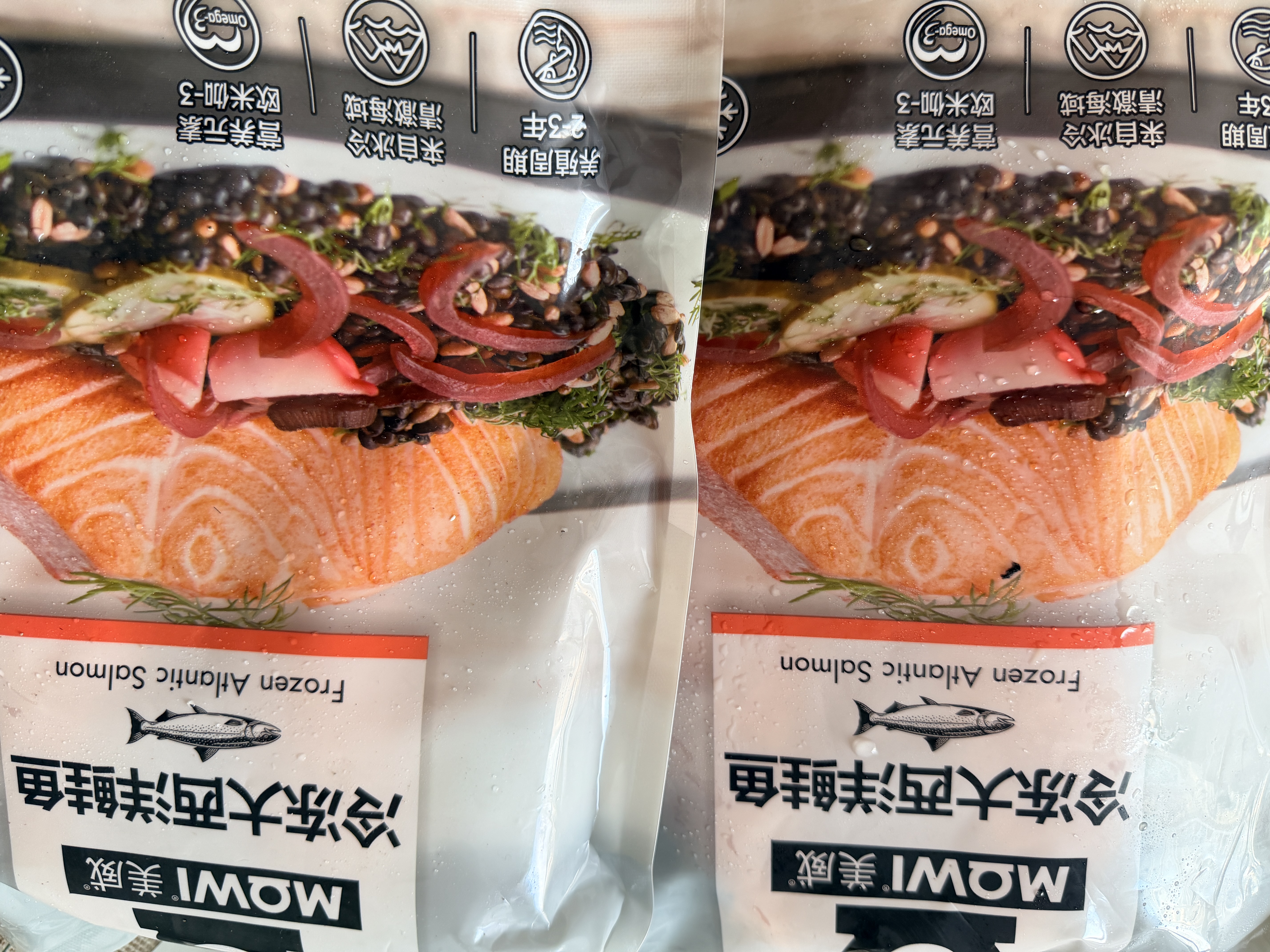 美威智利冷冻原味三文鱼排净重240g/4片装大西洋鲑鱼 进口鱼类 海鲜 实拍图