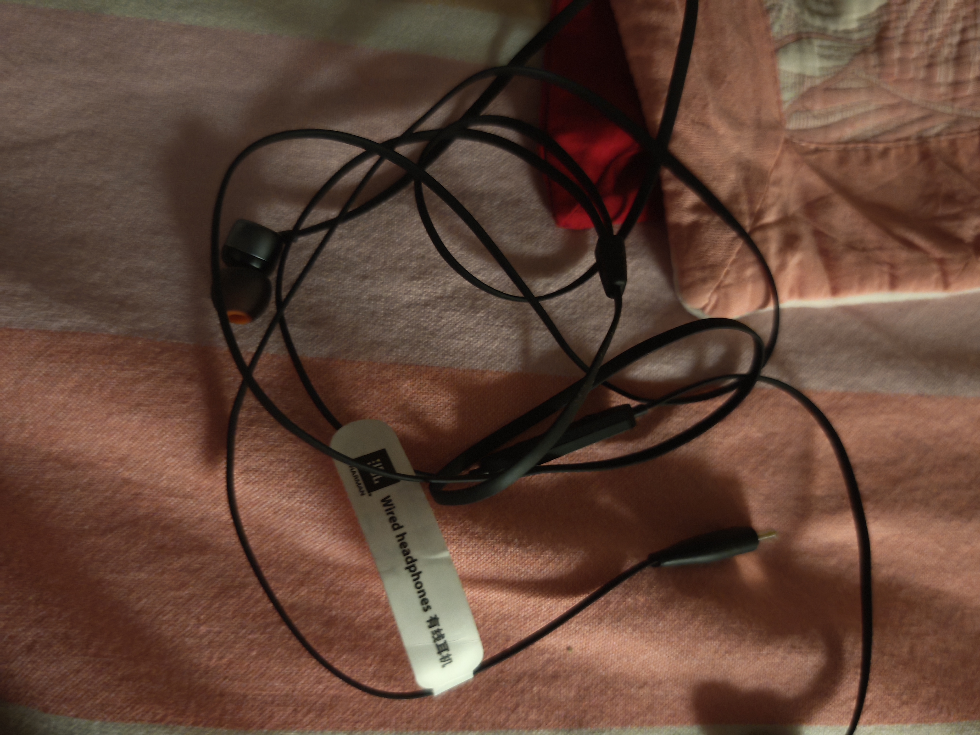 JBLTUNE310C有线耳机Type-C接口入耳式耳机 电脑耳机 适用于苹果耳机USB-c设备黑色 实拍图