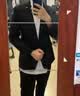 adidas休闲舒适三条纹立领夹克外套卫衣男装秋季阿迪达斯轻运动 黑色/白（推荐选大一码）   M 实拍图