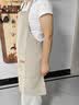 光多拉防水围裙厨房防油污家用做饭无袖帆布工作服男士女士家务清洁卡其 实拍图
