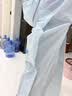 京东京造 儿童雨衣带大书包位男童女童女孩加长全身学生雨披 蓝色2xl 实拍图