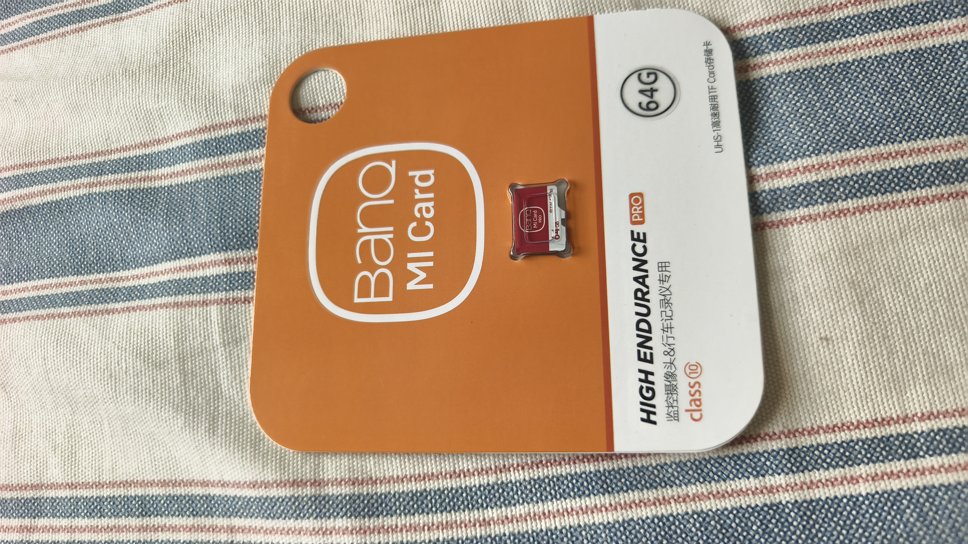 banq 64GB TF（MicroSD）存储卡 A1 U3 V30 4K 适用于小米监控摄像头&行车记录仪专用内存卡 高速Pro版 实拍图