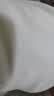 Mr.Bu布先生明星同款男士长袖T恤春秋季小白T情侣内搭打底衫纯色衣服 圆领-皓月白 S (165) 实拍图