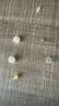 黛米S925银无核馒头圆5-6mm淡水珍珠耳钉生日礼物送女友老婆 实拍图