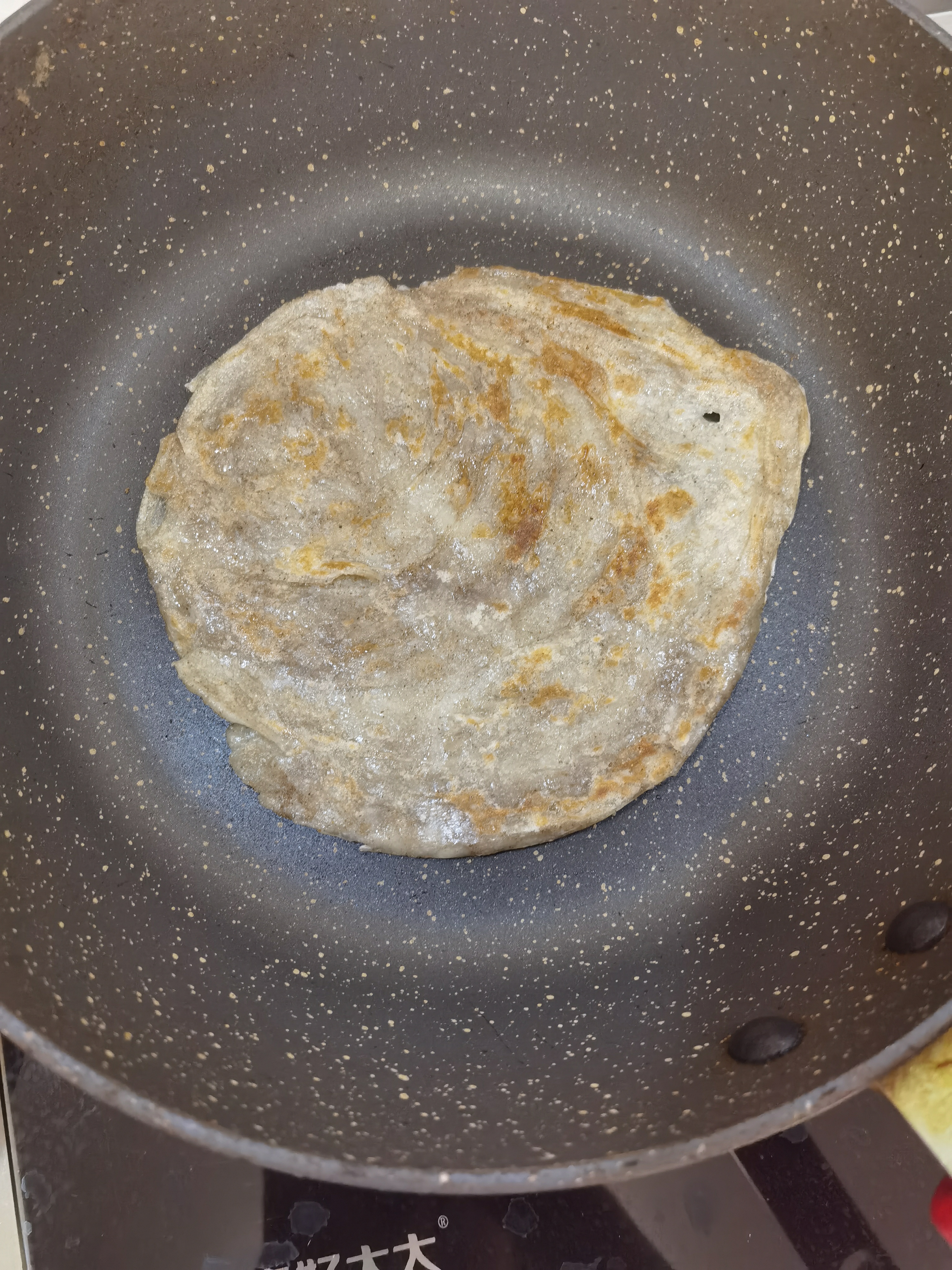 小黄象黑青稞黄油手抓饼400g（5张）生鲜儿童营养早餐速食饼 实拍图