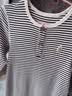 babylove婴儿连体衣春秋季纯棉哈衣爬服婴幼儿条纹简约婴儿衣服时尚外出服 实拍图