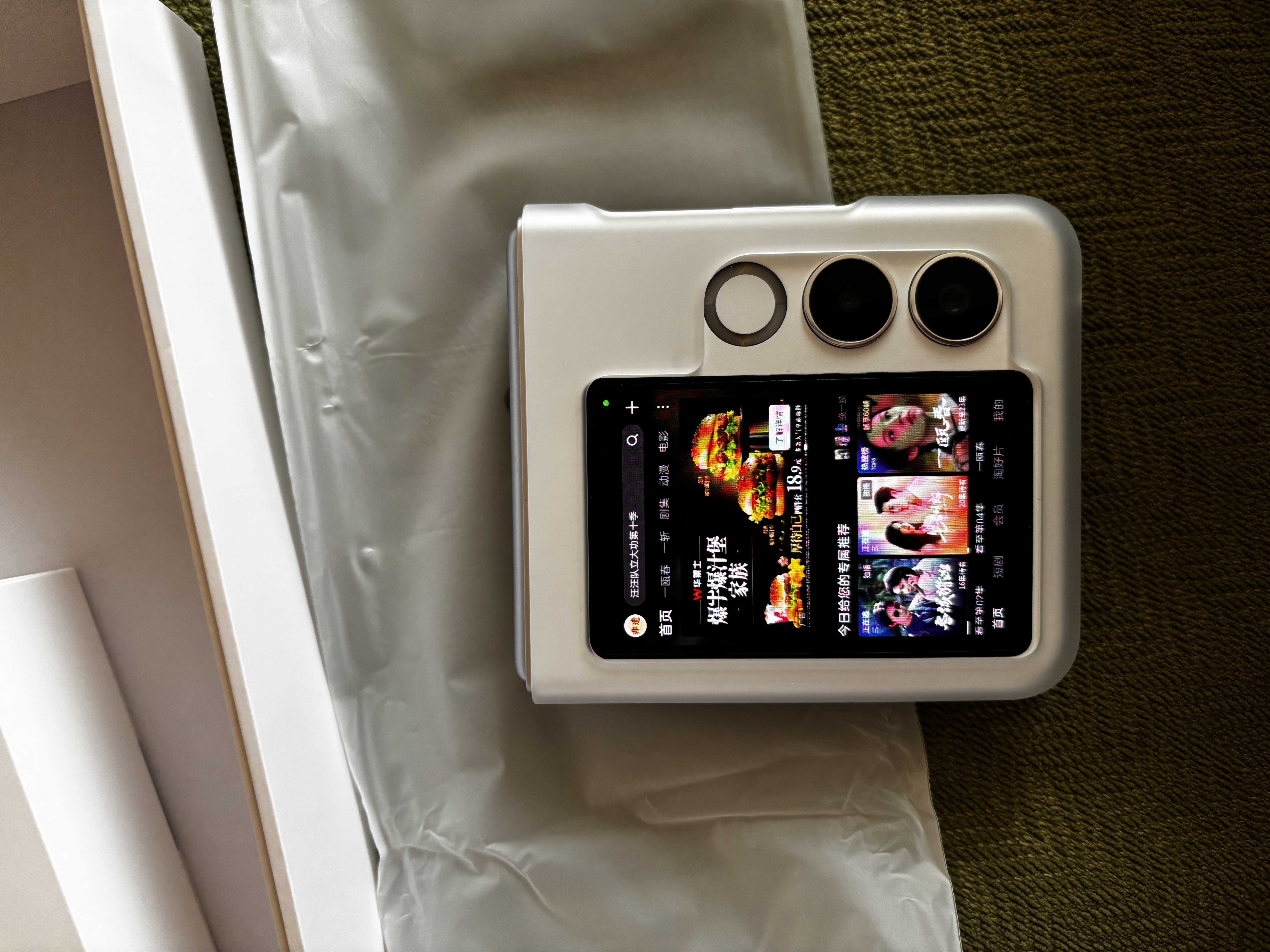 努比亚（nubia）国民小折叠 Flip 2【国家补贴】12GB+256GB 雪钻白 5000万后置主摄 全视角悬停摄影 5G轻薄AI手机 实拍图